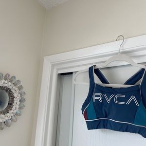 R V C A retro sports bra